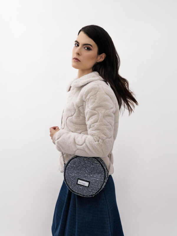 DESIGNER JACKE ALICE Fake-Fur Winterweiß